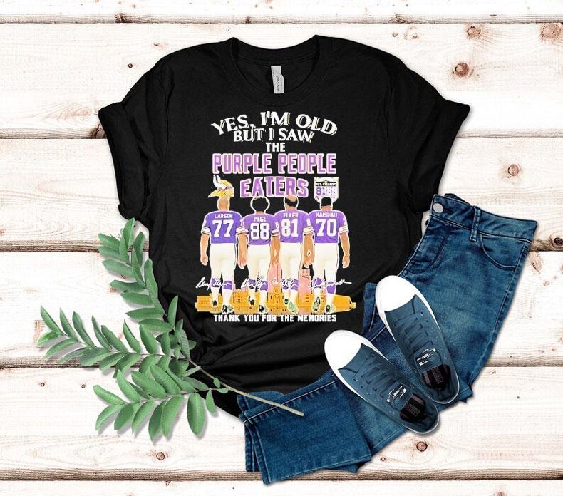Yes I'm Old But I Saw Minnesota Vikings The Purple People Eaters Shirt 4 Yes I M Old But I Saw Minnesota Vikings The Purple People Eaters Tshirt