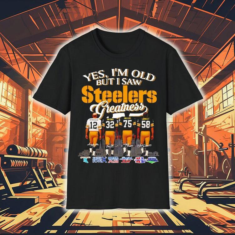 Yes I'm Old But I Saw Pittsburgh Slers Players Greatness Victories Shirt 4 Yes I M Old But I Saw Pittsburgh Slers Players Greatness Victories Tshirt
