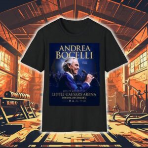 Andrea Bocelli Presented By Stifel Live In Concert At Little Caesars Arena Sunday December 7 2025 Shirt