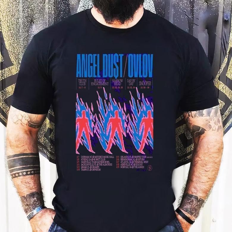 Angel Dust Ovlov November Tour 2025 Shirt Angel Dust Ovlov November Tour 2025 Shirt