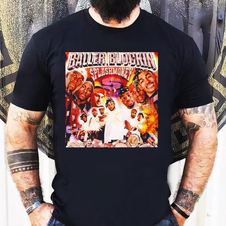 Baller Blockin Splash Money Shirt Baller Blockin Splash Money Shirt