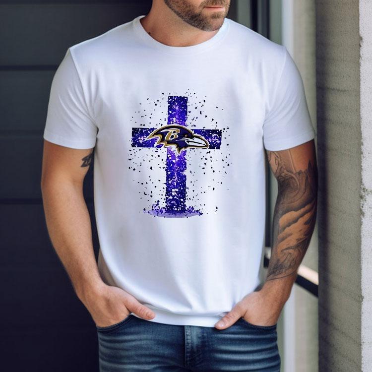 Baltimore Ravens I Can Do All Things Through Chris Cross Shirt Baltimore Ravens I Can Do All Things Through Chris Cross Shirt