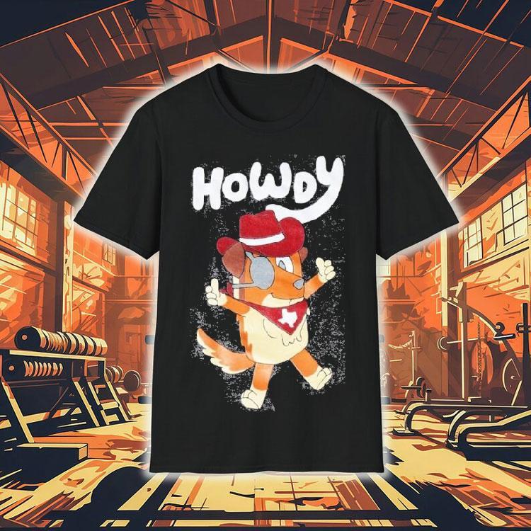Bluey Howdy Dog Shirt Bluey Howdy Dog Shirt