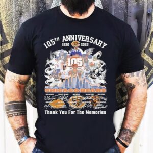 Chicago Bears Thank You For The Memories 105th Anniversary 1920 2025 Shirt