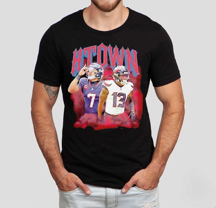 Cj Stroud And Christian Kirk Houston Texans Football Shirt Cj Stroud And Christian Kirk Houston Texans Football Shirt