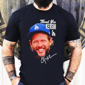 Clayton Kershaw Thank You Kersh Los Angeles Dodgers Baseball Signature Shirt