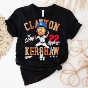 Clayton Kershaw The Claw Los Angeles Dodgers World Series Champions 2025 Shirt