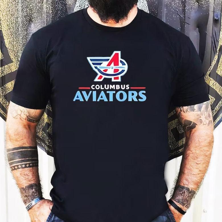 Columbus Aviators Logo Shirt Columbus Aviators Logo Shirt