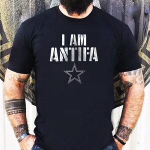 Dallas Cowboys I Am Antifa Against Fascism Shirt