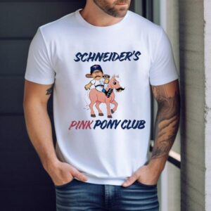 Davis Schneider Toronto Blue Jays Schneider’s Pink Pony Club Shirt