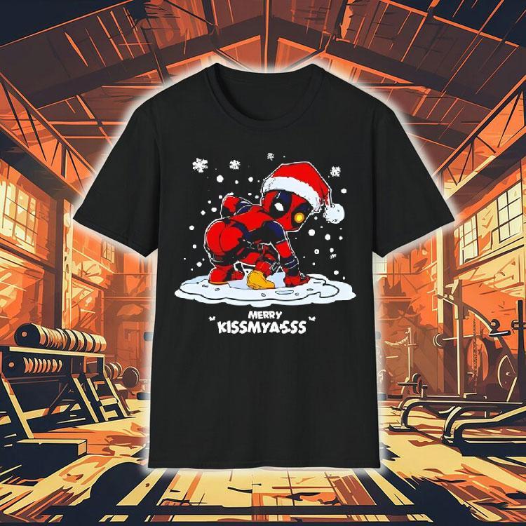 Deadpool Merry Kissmyass Shirt Deadpool Merry Kissmyass Shirt