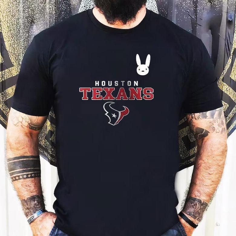 Dtmf Bad Bunny X Houston Texans Mascot Shirt Dtmf Bad Bunny X Houston Texans Mascot Shirt