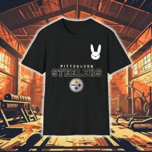 Dtmf Bad Bunny X Pittsburgh Slers Mascot Shirt