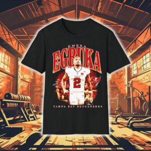 Emeka Egbuka Tampa Bay Buccaneers Black Big Tall Player Hype Shirt