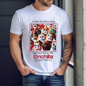 Emo Nite Anxiety Has Many Faces But There Is Only One Alprazolam Tablets Xanax Tshirt