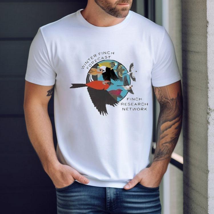 Finch Research Network Winter Finch Forecast Birds Shirt Finch Research Network Winter Finch Forecast Birds Shirt