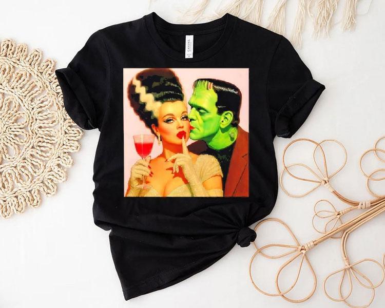 Frankenstein With Bride Graphic Shirt Frankenstein With Bride Graphic Shirt