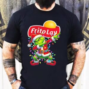 Frito-lay X Grinch Lights Dabbing Christmas Shirt