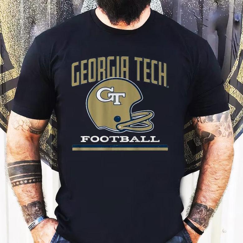 Georgia Tech Football Vintage Helmet Shirt Georgia Tech Football Vintage Helmet Shirt