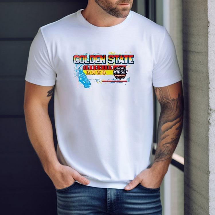 Golden State Invasion 2025 California Auto Club Dates Shirt Golden State Invasion 2025 California Auto Club Dates Shirt