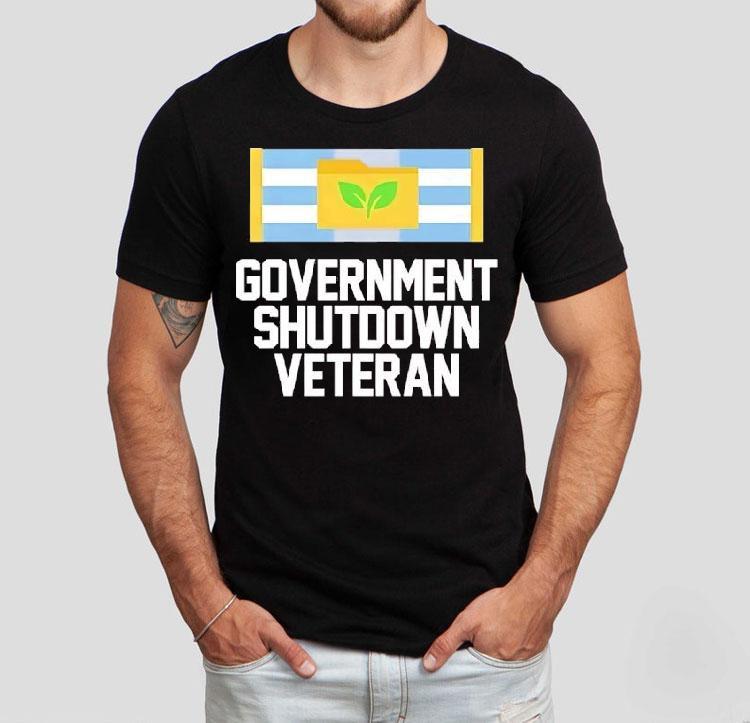 Government Shutdown Veteran Ecorative Ribbon Shirt Government Shutdown Veteran Ecorative Ribbon Shirt