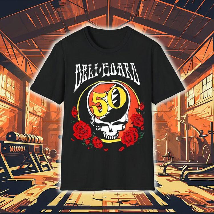 Grateful Dead 50th Anniversary Deli Boards Steal Your Face Skull Logo Shirt Grateful Dead 50th Anniversary Deli Boards Steal Your Face Skull Logo Shirt