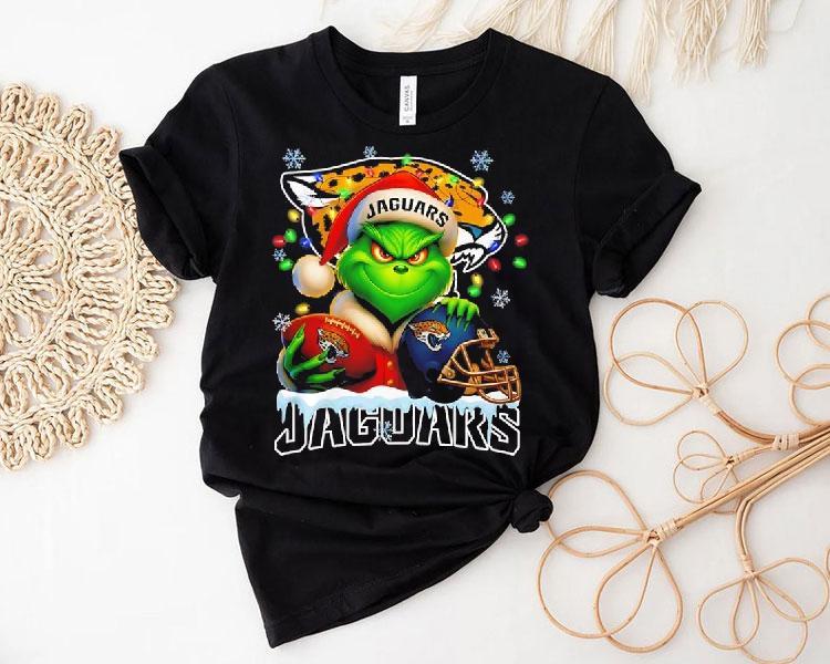 Grinch And Jacksonville Jaguars Christmas Theme Helmet Shirt Grinch And Jacksonville Jaguars Christmas Theme Helmet Shirt