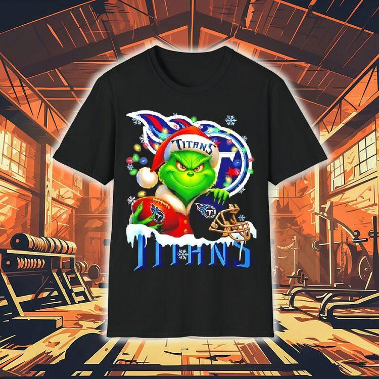 Grinch And Tennessee Titans Christmas Theme Helmet Shirt Grinch And Tennessee Titans Christmas Theme Helmet Shirt