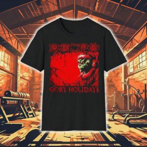 Grinch Necro Gory Holiday Shirt