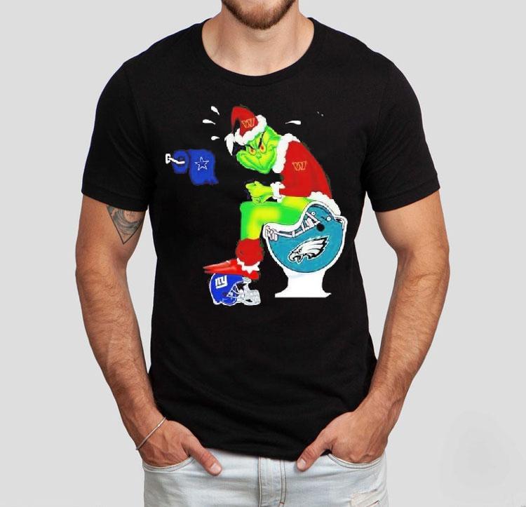 Grinch Washington Commanders Shit On Philadelphia Eagles Helmet Toilet Christmas Shirt Grinch Washington Commanders Shit On Philadelphia Eagles Helmet Toilet Christmas Shirt