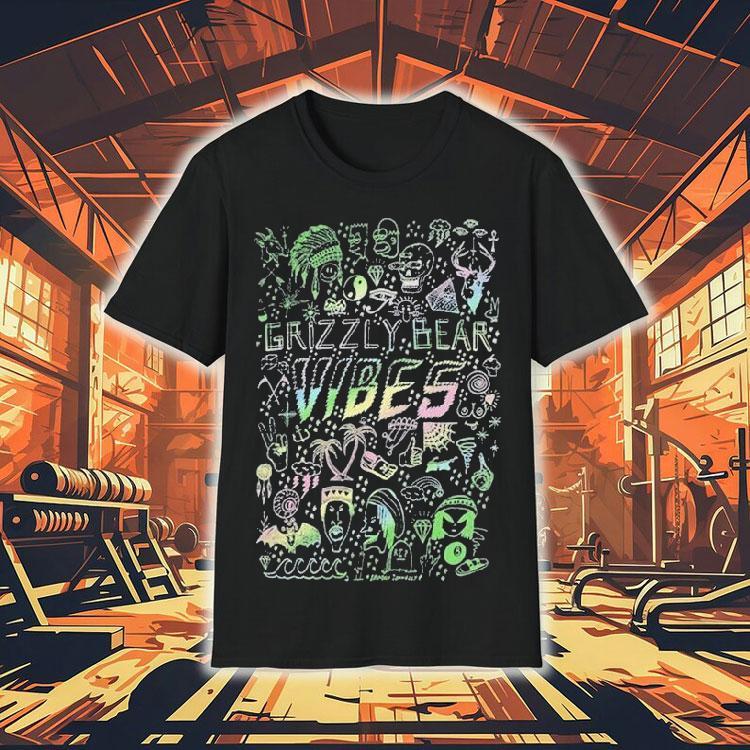 Grizzly Bear Rainbow Vibes Shirt Grizzly Bear Rainbow Vibes Shirt