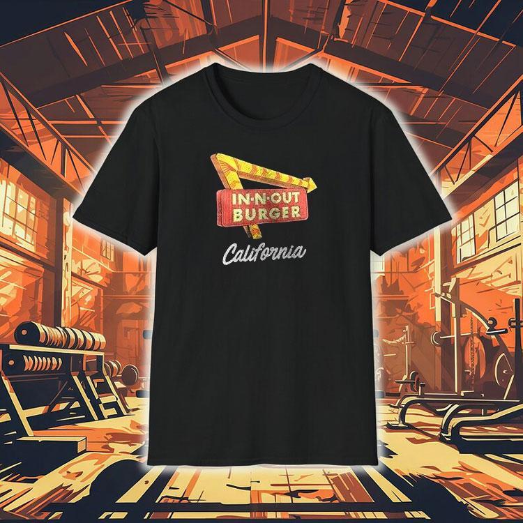 In N Out Burge California Comic Vintage Shirt In N Out Burge California Comic Vintage Shirt