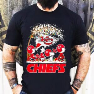 It’s The Most Wonderful Time Of The Year Kansas City Chiefs Peanuts Characters Shirt