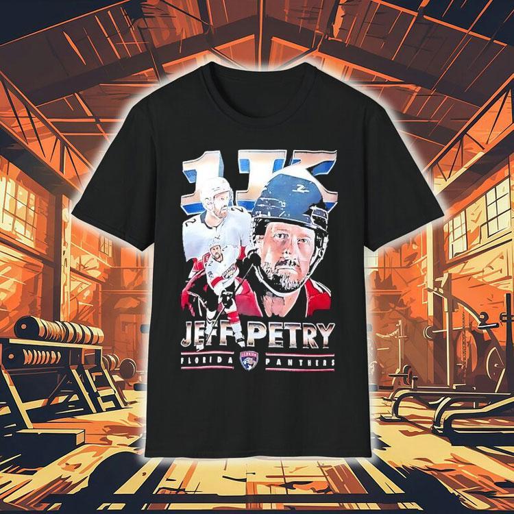 Jeff Petry 1k Games Florida Panthers Hockey Shirt Jeff Petry 1k Games Florida Panthers Hockey Shirt