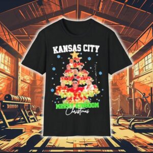 Kansas City Chiefs Patrick Mahomes And Players Merry Kingdom Christmas Tree Shirt