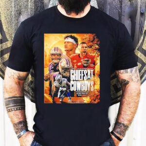 Kansas City Chiefs Will Duel Dallas Cowboys For A Thanksgiving Showdown 2025 Nfl Shirt