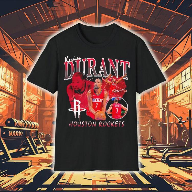 Kevin Durant Houston Rockets Player Basketball Shirt Kevin Durant Houston Rockets Player Basketball Shirt