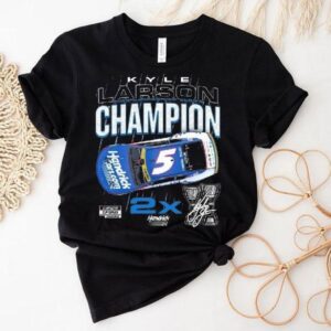 Kyle Larson 2025 Nascar Cup Series Champion Stats Shirt