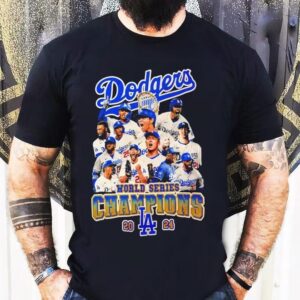 La Dodgers 2024 World Series Champions All Team Graphic Shirt