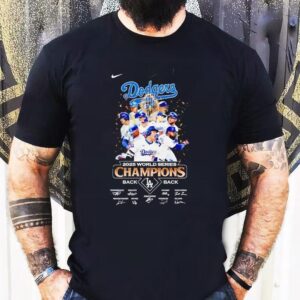 Lad X Mlb 2025 World Series Champions Signatures Shirt