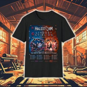 Lindsey Stirling And Halestorm The Neverest Duality Tour 2025 Shirt