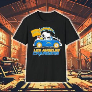 Los Angeles Chargers X Snoopy And Woodstock Drive Car Shirt