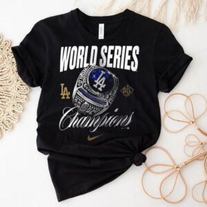 Los Angeles Dodgers 2025 World Series Champions Ring 2 Sided Shirt
