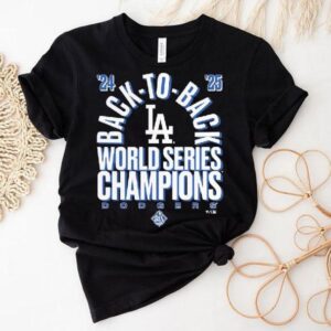 Los Angeles Dodgers 24 – 25 Back-to-back World Series Champions Shirt