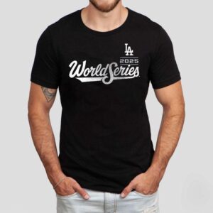 Los Angeles Dodgers Teoscar Hernndez 2025 World Series Name And Number 2 Sided Shirt