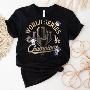 Los Angeles Dodgers Yoshinobu Yamamoto X Hello Kitty Trophy Shirt