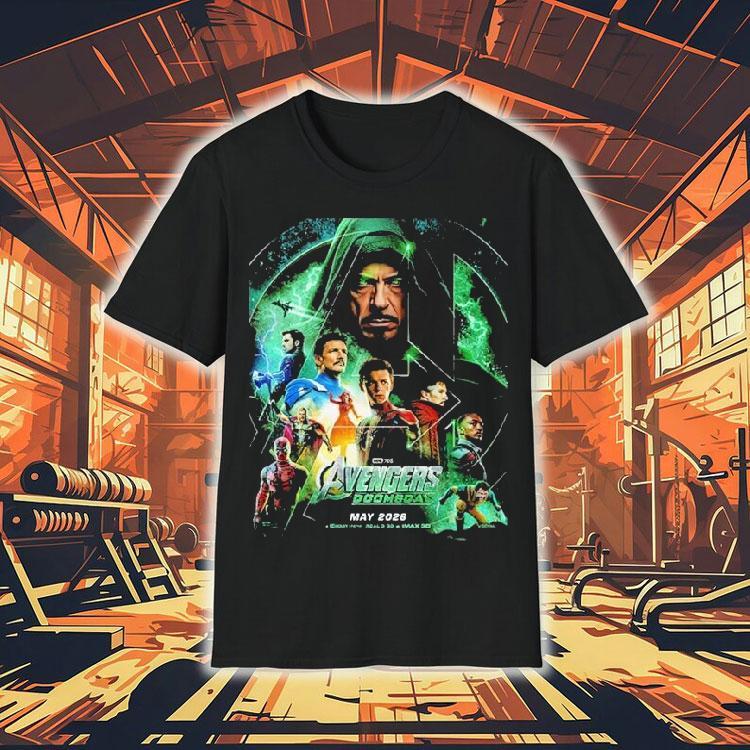Marvel Studios Avengers Doomsday In Theaters On May 2026 Fanmade Shirt Marvel Studios Avengers Doomsday In Theaters On May 2026 Fanmade Shirt