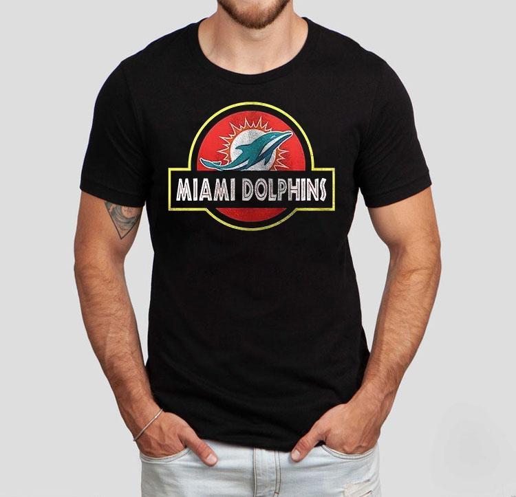 Miami Dolphins X Jurassic Park Life Finds A Way Shirt Miami Dolphins X Jurassic Park Life Finds A Way Shirt