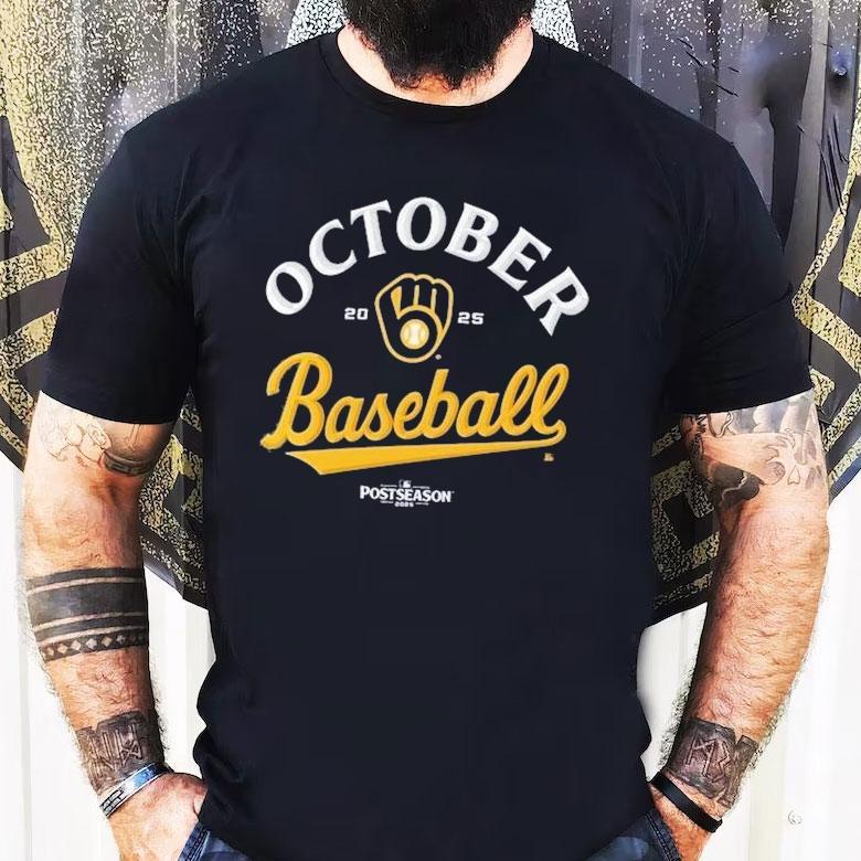 Milwaukee Brewers 2025 Mlb Postseason Shirt Milwaukee Brewers 2025 Mlb Postseason Shirt