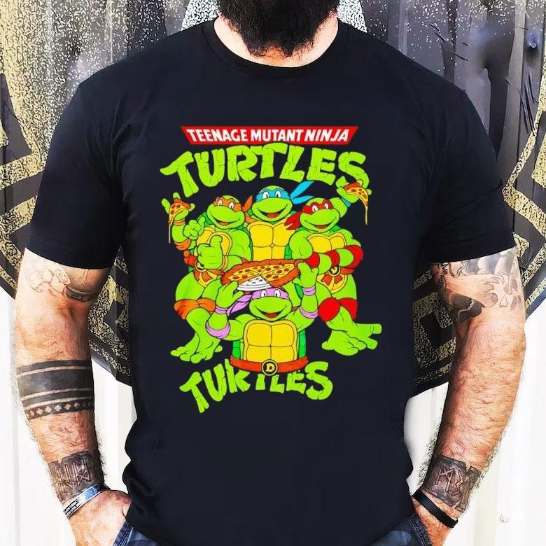 Nage Mutant Ninja Turtles Eat Pizza And Smash Fascism Shirt Nage Mutant Ninja Turtles Eat Pizza And Smash Fascism Shirt
